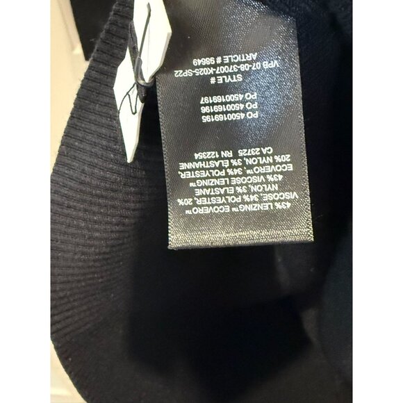 Artrizia‎ Wilfred Free Black Cut-Out Long Sleeve Mini Dress S Goth Witchy - Picture 10 of 11